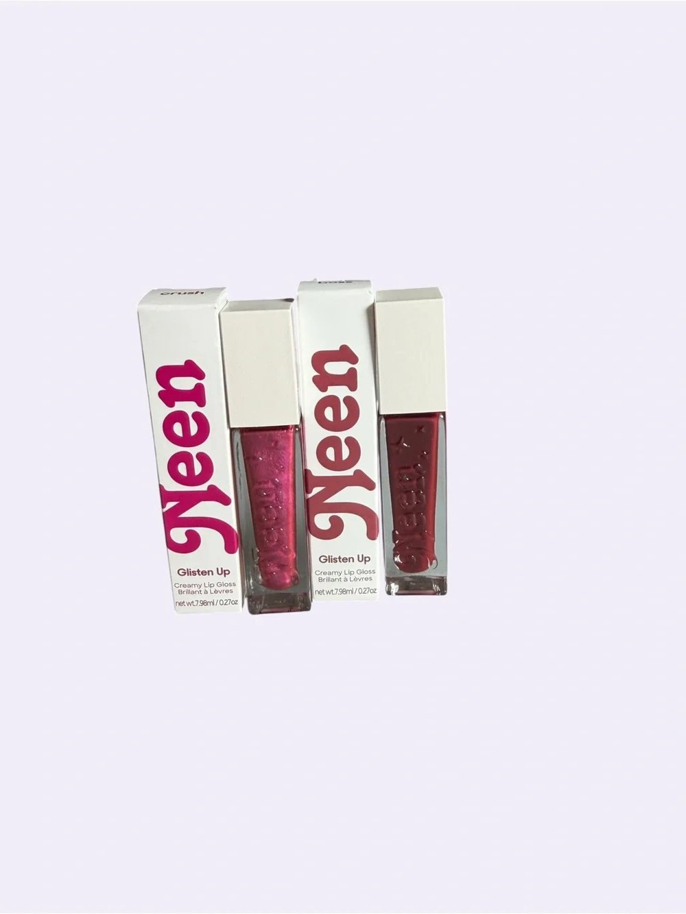 2 Neen Glisten Up Lip Gkosses in Crush and Boss